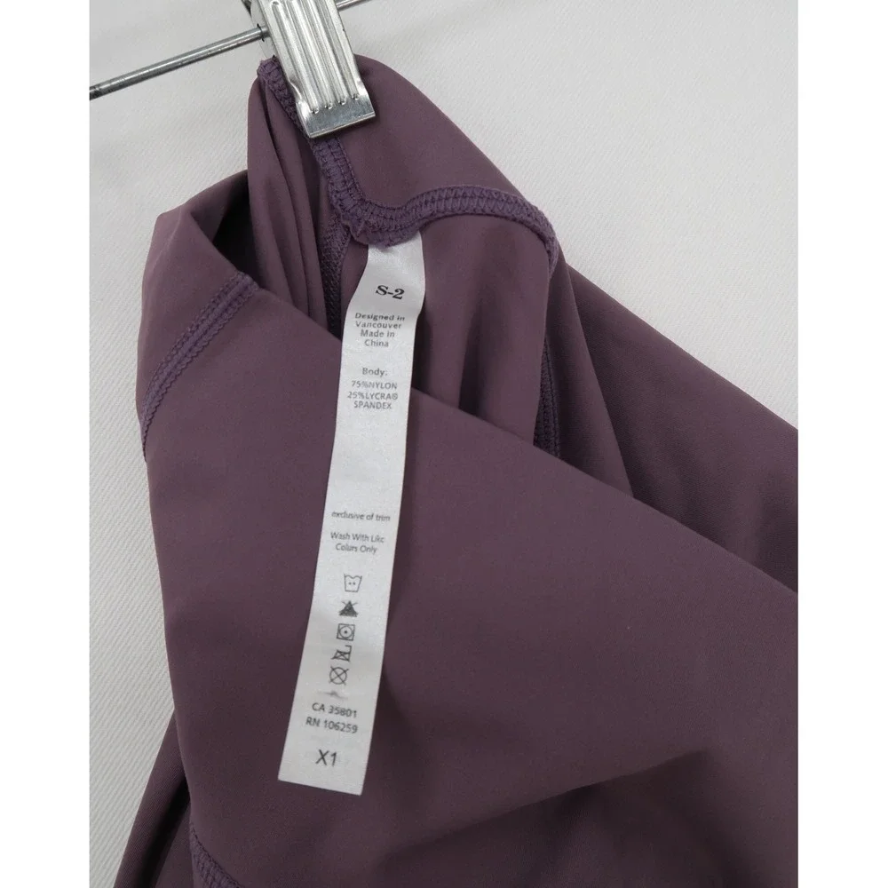 Lululemon Align High-Rise Pant 28 Purple Plum Nulu Yoga Leggings‎ Womens Size 2